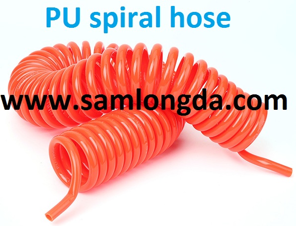 PU coil tube, PU Spiral Hose, Air Hose, pneumatic tubing - PU Spiral Hose
